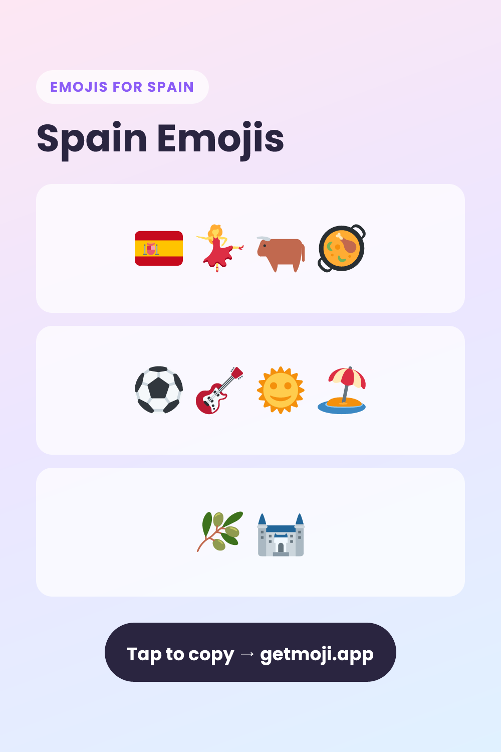 🇪🇸 Spain Emojis Copy & Paste (10+) | GetMoji